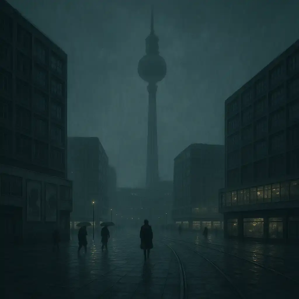 Zentrum, the town square in Escape From Berlin